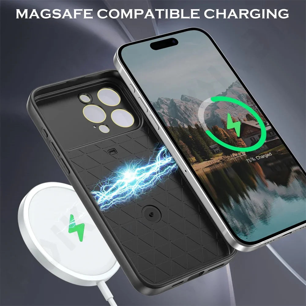 Frendorf | iPhone Magnetischer Stoßfester Ringhalter MagSafe Hülle