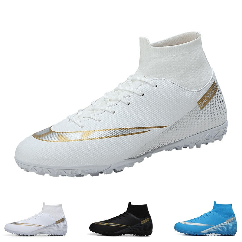 Frendorf | Turf Fußballschuhe Hohe Knöchel Futsal Männer Ag Tf Outdoor Atmungsaktive Fußball Stiefel Rutschfeste Trainer