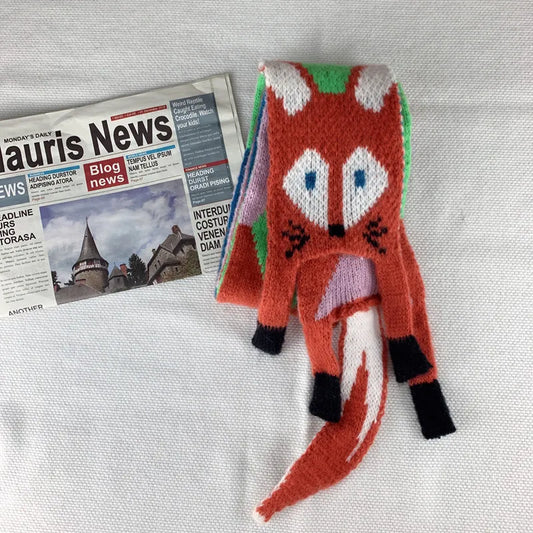 Frendorf | Tiere Cartoon Strickschals