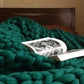 Gemütliche Strick Chunky Decke