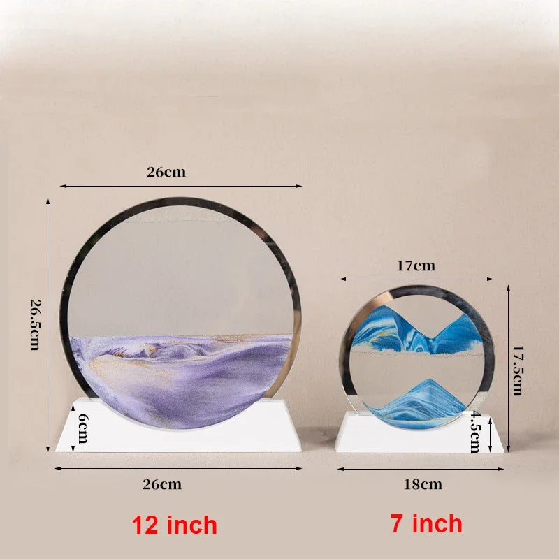 Bewegende Sand Tischlampe