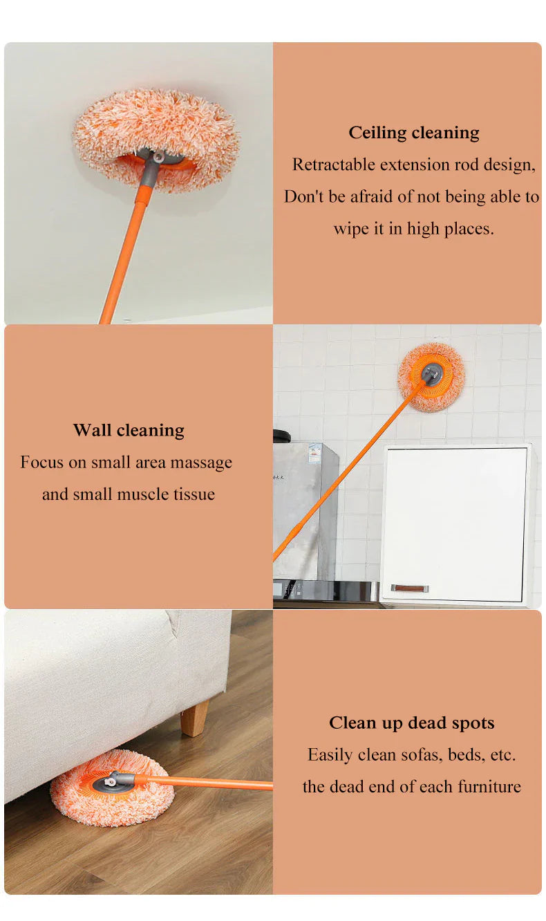 Frendorf | 360 Grad drehbarer Mikrofaser-Magic-Bodenwischer