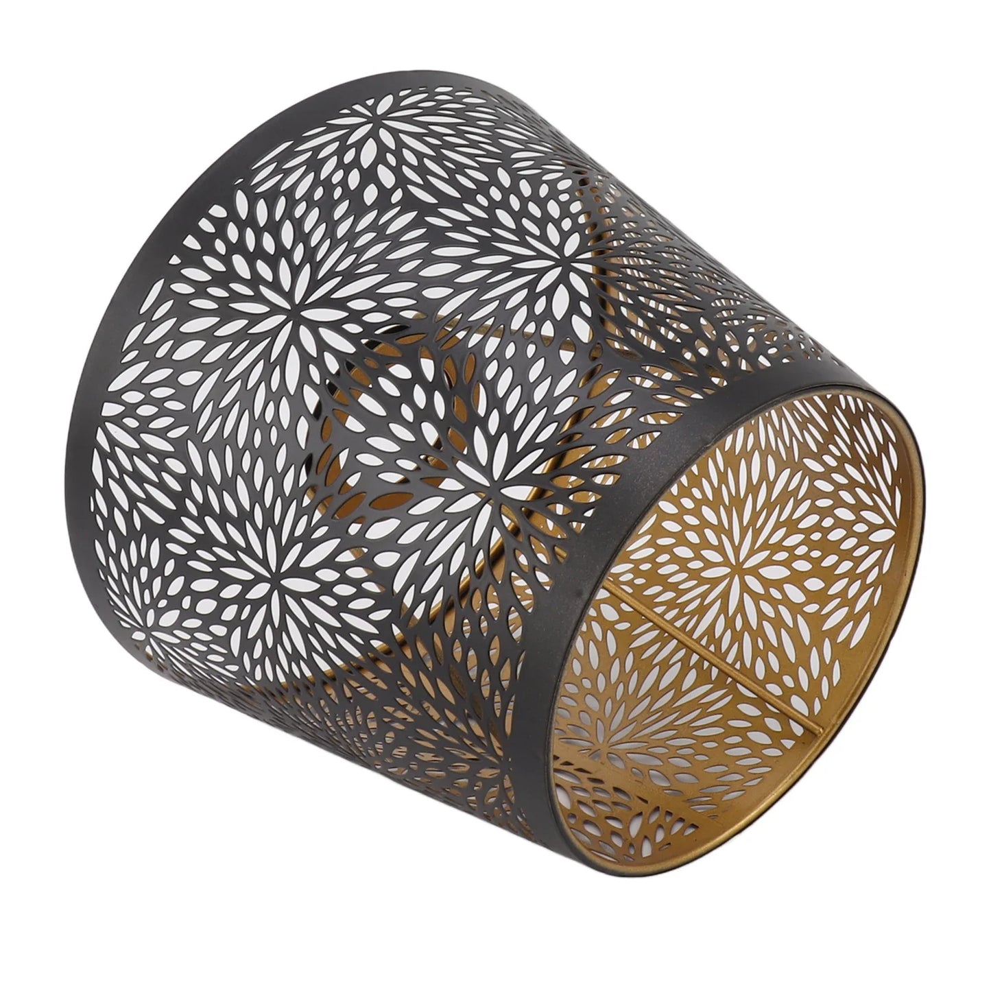 Metall-Lampenschirm mit Goldmuster