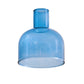 Farbenfroher Glas-Teelichthalter