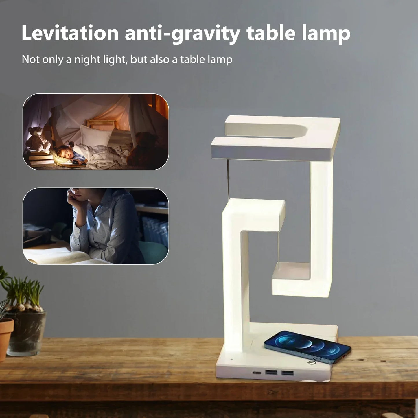 Frendorf | Anti Gravity Orbit Wireless Charging Nachtlampe