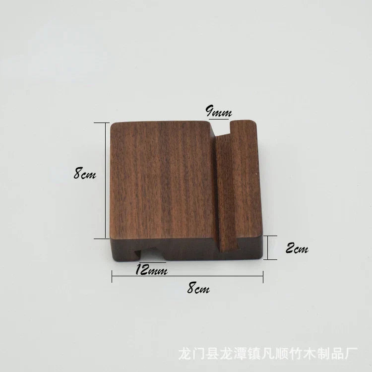 Frendorf | Universeller Tischständer aus massivem Holz für Mobiltelefone und Tablets - Wohnaccessoires