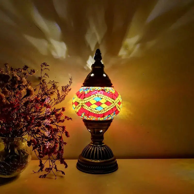 Frendorf | Sanftes Licht der Mosaik-Türkischen Lampe für eine warme Atmosphäre
