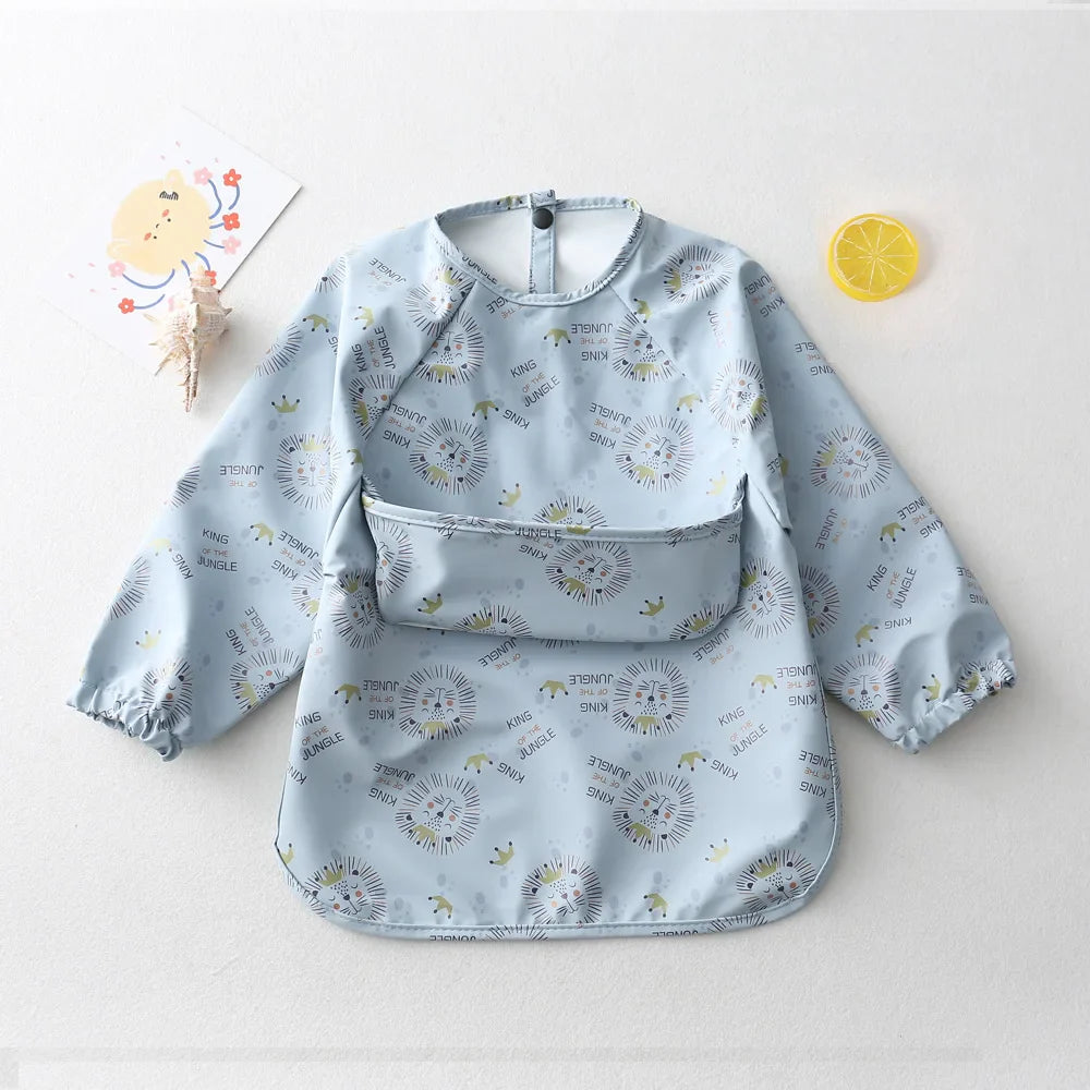 Langärmlige wasserdichte Smock für Kinder