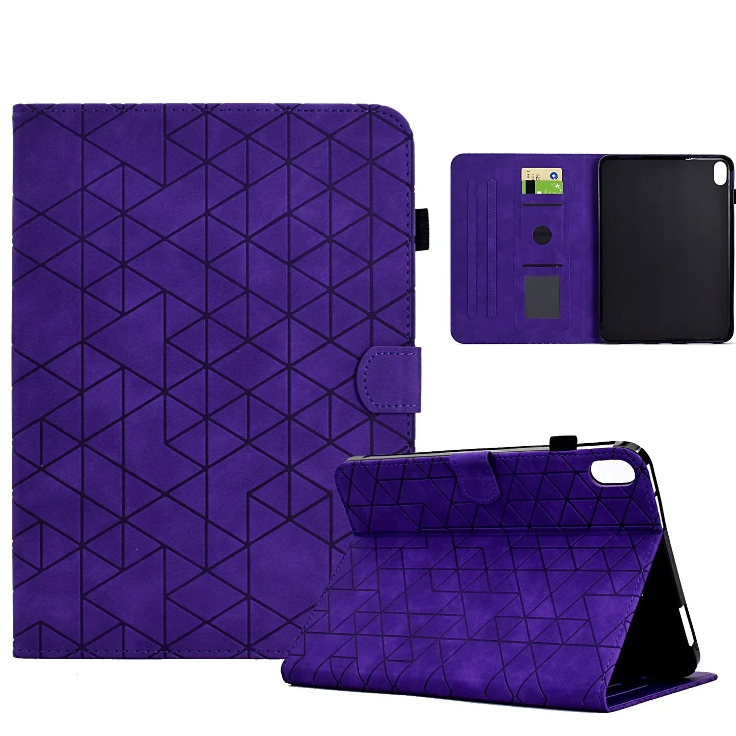 Frendorf | Flip Leder Wallet Case für iPad 10. Generation 2022 10,9, iPad Air 5/4, Pro 11, Mini 6 - Kartensteckplatz, Stoßfest, Sturzsicher Tablet Cover