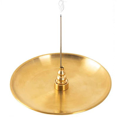 Kreativer Metal Räucherstäbchenhalter Messing Gourd & 9 Löcher Räucherstäbchen Halter Räuchergefäß Aschefänger Buddhismus Zubehör Wohnkultur