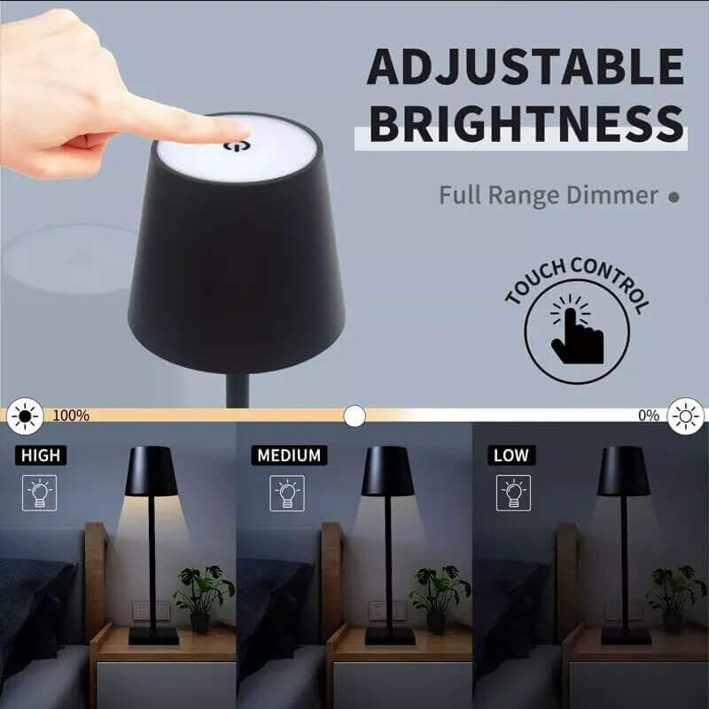 LED Aufladbare Moderne Touch Tischlampe