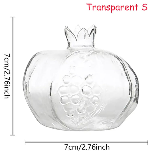 Granatapfel Vase Glas Wohnkultur Vase Obst Vase Raumdekor Kreative Dekoration Obst Cachepot Wohnungsdekoration Blumenvasen