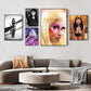 Beliebtes Pop-Sängerin-Nicki Minaj Poster Wandkunst Wohnkultur Raumdekoration digitale Malerei Wohnzimmer Restaurant Küchenkunst