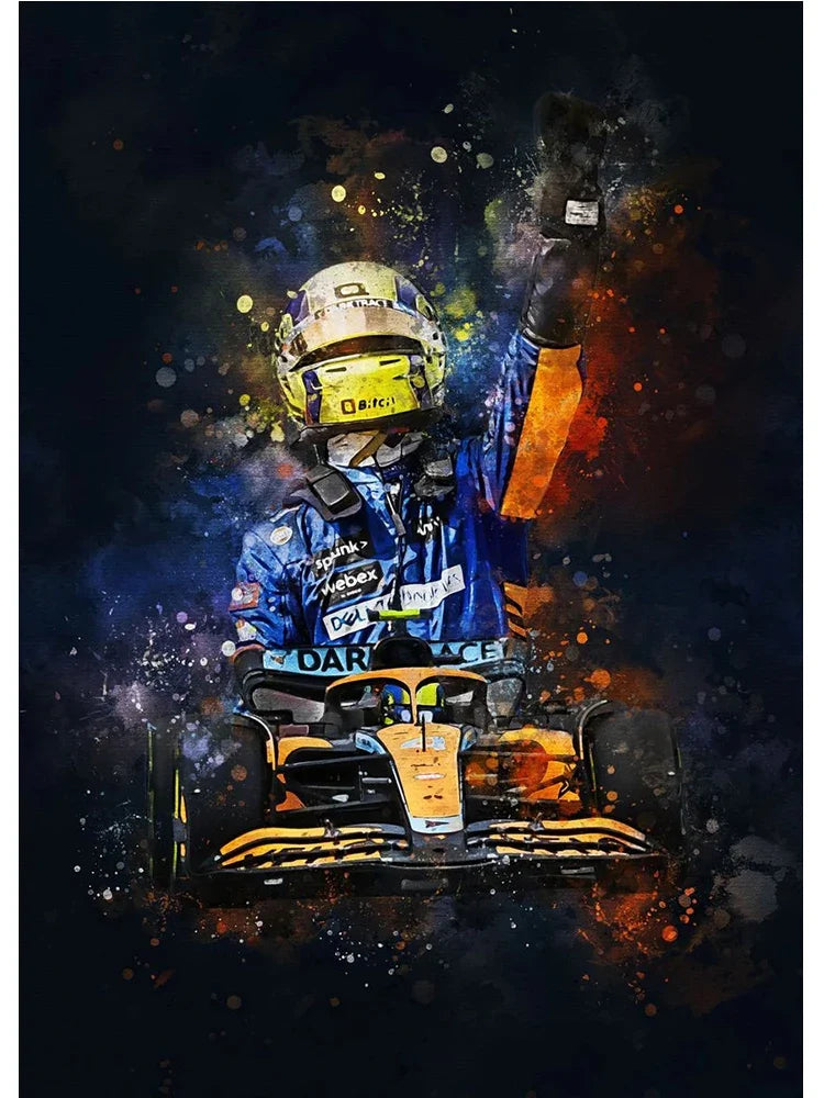 1 Stück Leinwandmalerei Schwarzer Hintergrund Fluoreszierender Helm Rot Gelb Helm Wohnzimmer Dekorationen für Home Luxus Schlafzimmer Kunst