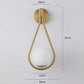 Drop Luxus Glas Ball Wandleuchte