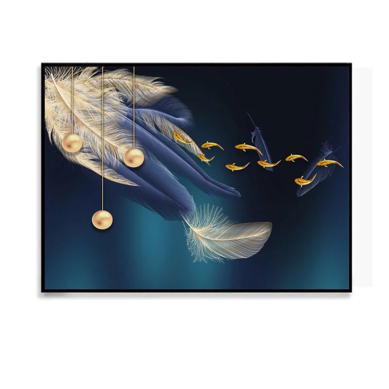Elektrische Zählerkasten Dekor - Stromschalter Verstecken Abdeckung Wand Leinwand Poster Gemälde 40x30cm - Wohndesign Malerei Dekorativ