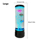 Simulated Led Colorful Large Bubble Fish Light Aquarium Tank Usb Night Light for Home Desk Bedroom Living Room
