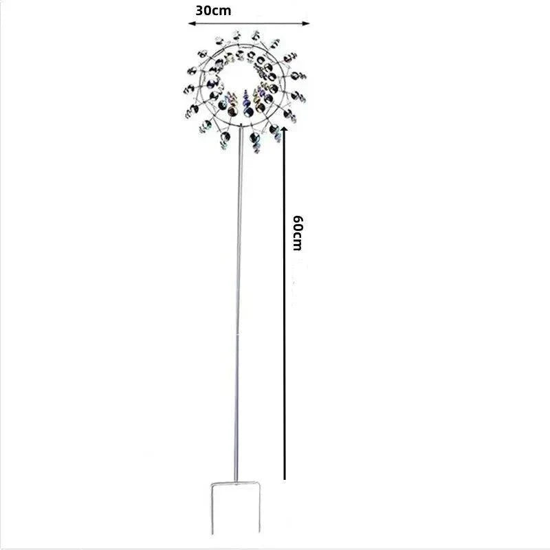 Windmühle Spinner | Einzigartiges windbetriebenes Gartendekor aus Metall
