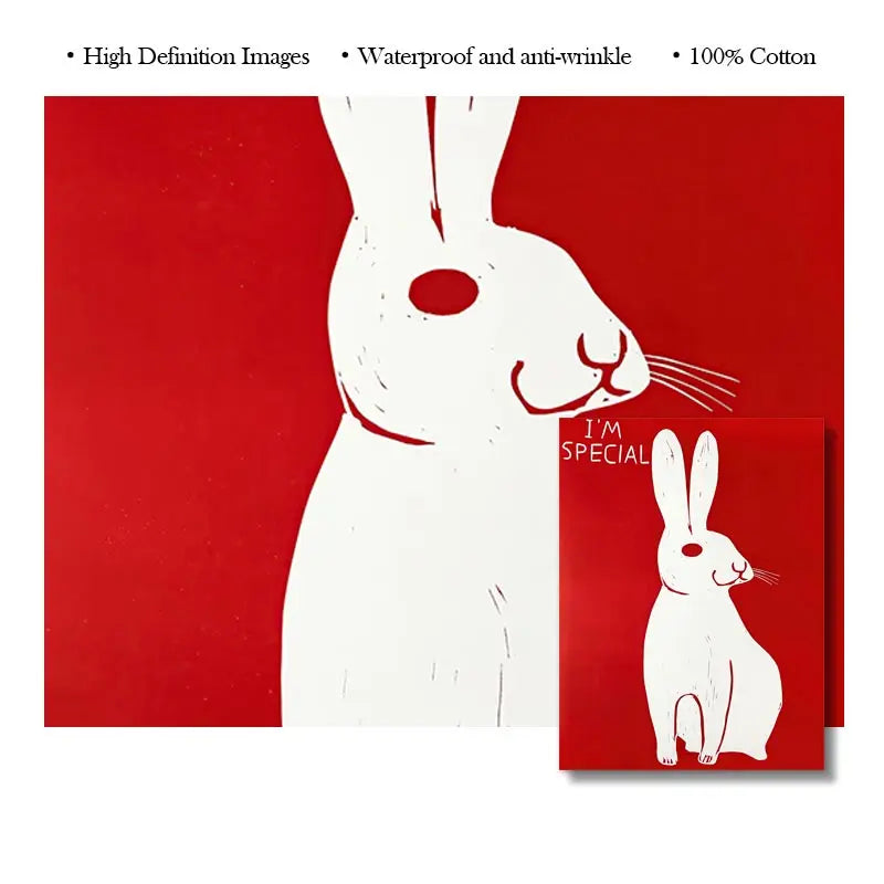 David Shrigley Rabbit Cat Wine Biscuit Train Wall Art Abstract Prints Canvas Painting Nordic Poster Pictures Living Room Decor