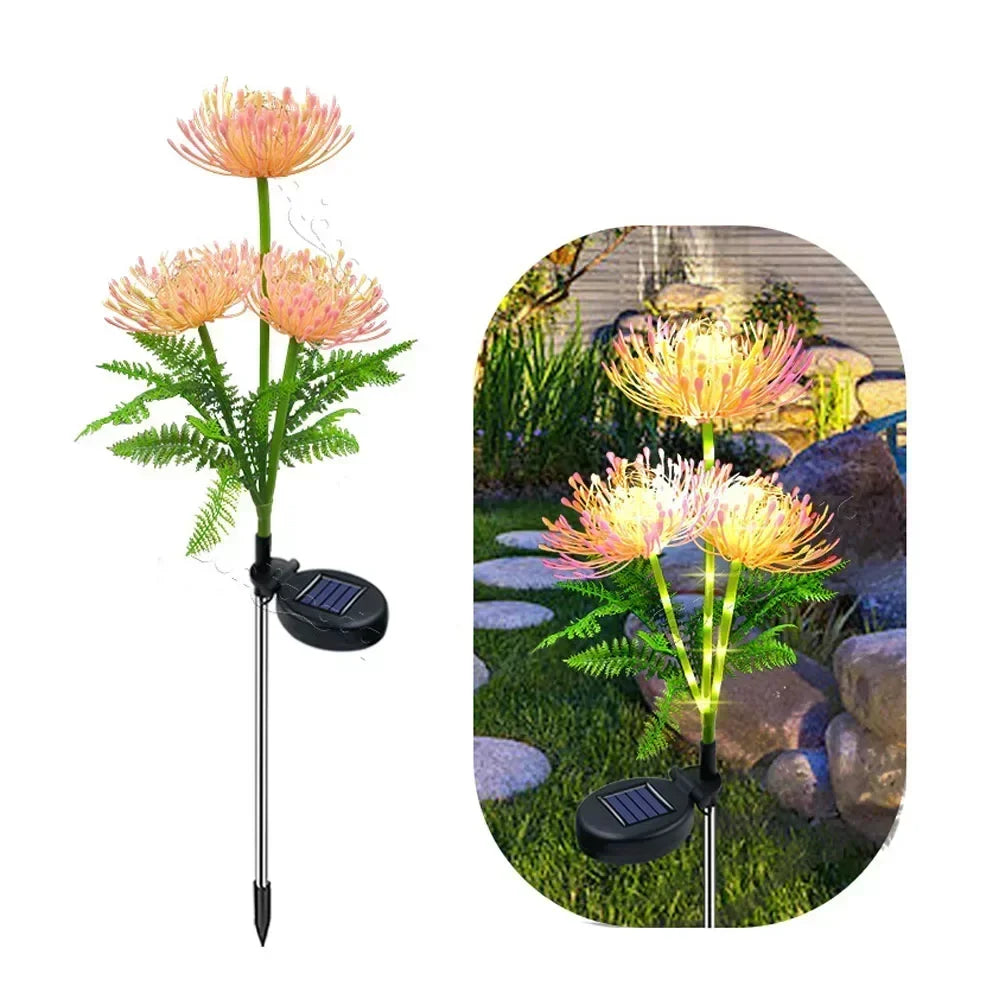 Frendorf | Weiches Pink Glühen Solar-LED-Blumen-Gartenlicht
