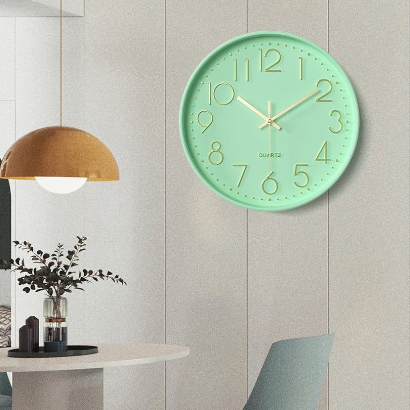 Moderne Minimalistische Nordische Wanduhr
