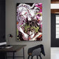 Demon Slayer Kibutsuji Muzan Kokushibou Anime Poster Gallery Prints Painting Wall Canvas Pictures Living Room Sticker