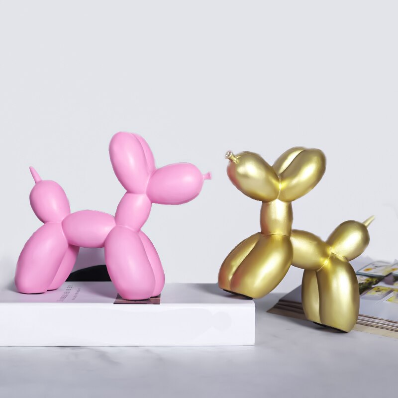 Wohnkultur Nordischen Stil Harz 21 cm Ballon Hund Wohnzimmer Veranda Dekoration Neue Home Dekorationen Kinder Geschenke Zimmer decor