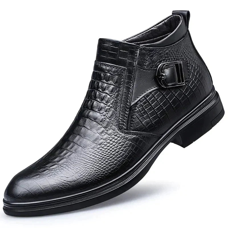 Frendorf | BERNARD | Stilvolle Echtleder Herren Winterstiefel