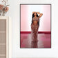 Modern Pink Aesthetics Wall Art Singer Nicki Mina HD Oil On Canvas Posters And Prints Home Bedroom Living Room Decor Gifts