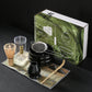 Japanischer Matcha, geeignet zum Bürsten einer Schüssel Tee, Schneebesen, Keramik-Ei-Schläger, Matcha für japanische Teezeremonie, Tee-Set manuell