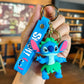 Anime Disney Schlüsselanhänger - Süßer Mickey Mouse, Minnie, Lilo und Stitch Cartoon Schlüsselring, Ornament und Autoanhänger, Perfekte Geschenke für Kinder