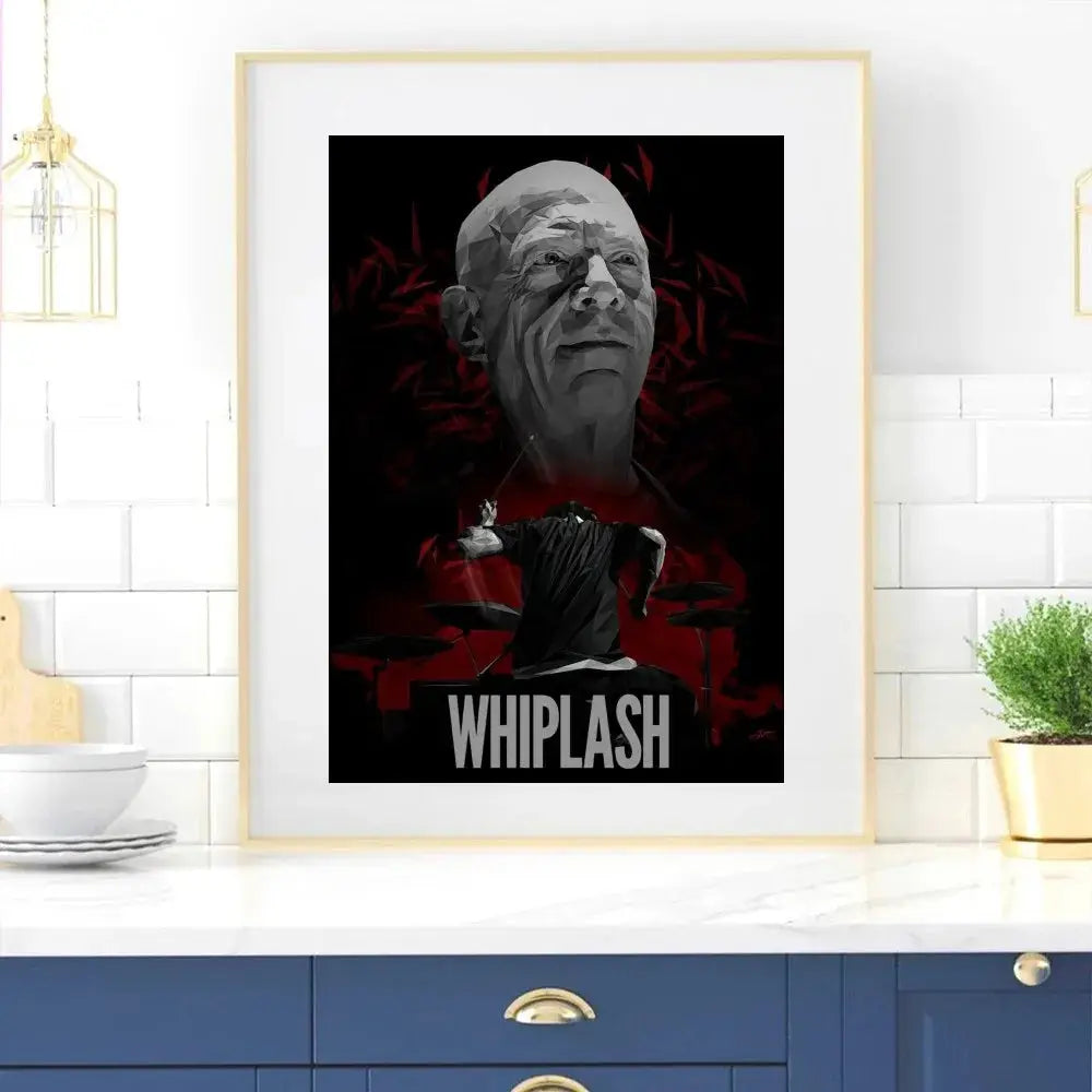 Klassisches Film Whiplash Poster Home Zimmer Dekor Wohnzimmer Schlafzimmer Ästhetik Kunst Wandmalerei Aufkleber