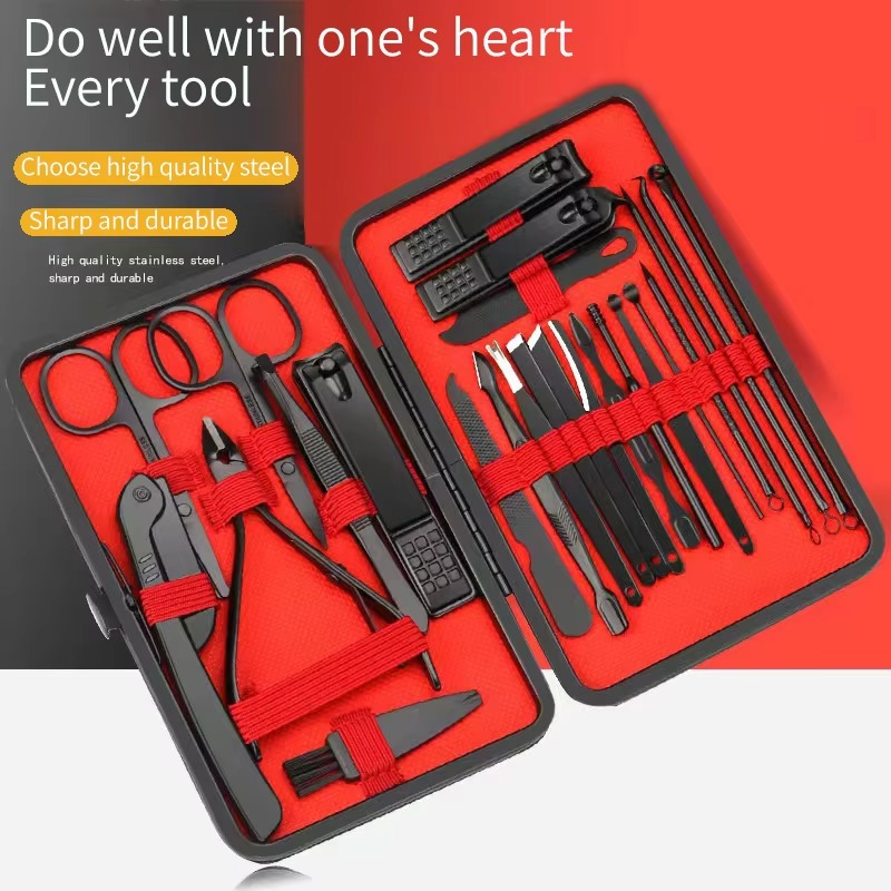 Frendorf | 16-teiliges Edelstahl-Maniküre- und Pediküre-Pflegeset