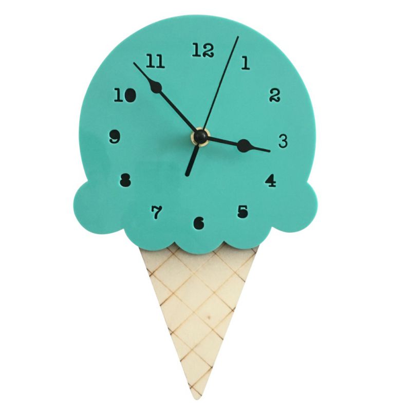 Frendorf | FrostTime Isformet Wanduhr – Lustiges und Verspielt Design für Kreative Räume