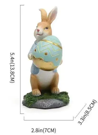 Osterdekoration DIY Strohkaninchen Exquisite Hand Geschenke - Simulationshase Wohn- und Gartenornamente für die Osterfeier