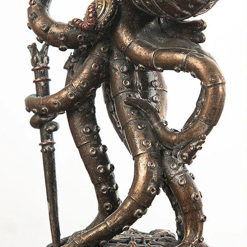 Frendorf | Steampunk-Oktopus-Mechanischer-Reisender-Figuren-Heimdeko