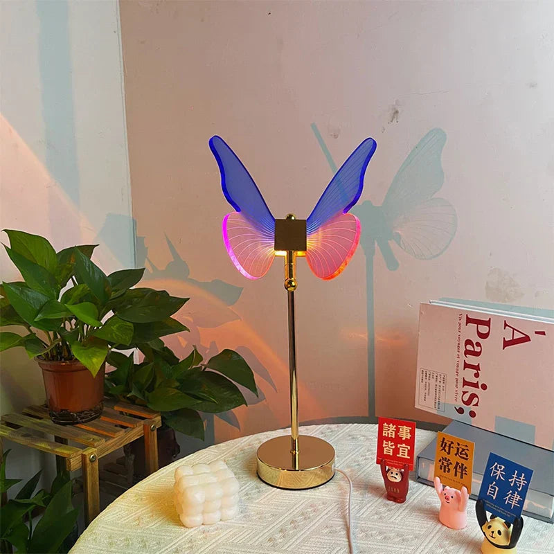 Frendorf | Acryl Schmetterling LED Tischlampe