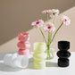 Glas Tier Vase - Mehrfarben