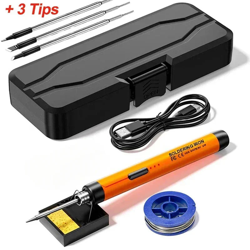 Portables USB Lötkolben DIY Eisen Kit