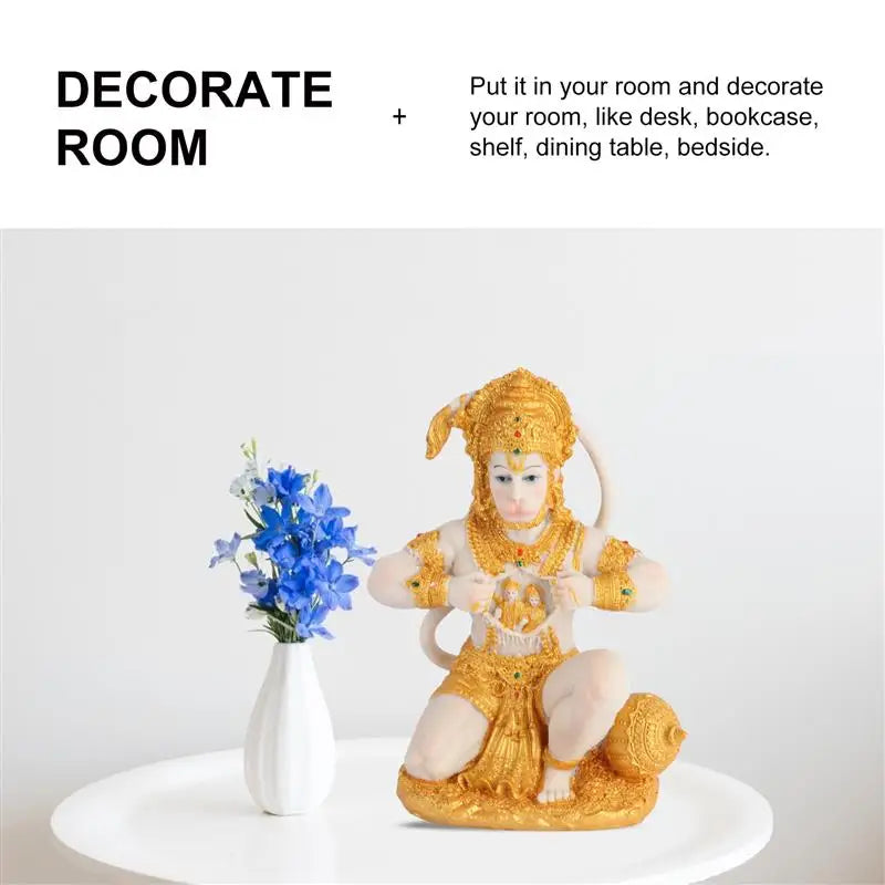 1 Stück Hanuman Buddha Affengott Figurine Südostasiatischer Stil Heimskulptur Lord Hanuman Statue Buddha Figur Ornament