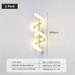Minimalistische LED Wandleuchte Nordisches Schlafzimmer Nachttisch Sconce Schwarz Weiß Gold Dekorative Beleuchtung Wohnzimmer Flur Innenleuchten