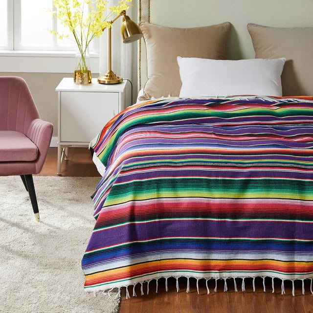 Buntes mexikanisches Serape-Decke