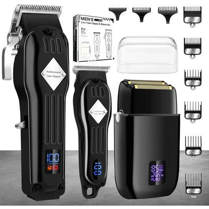 Frendorf | 3 in 1 Haarschneider Professionelles Set für Männer und Friseure