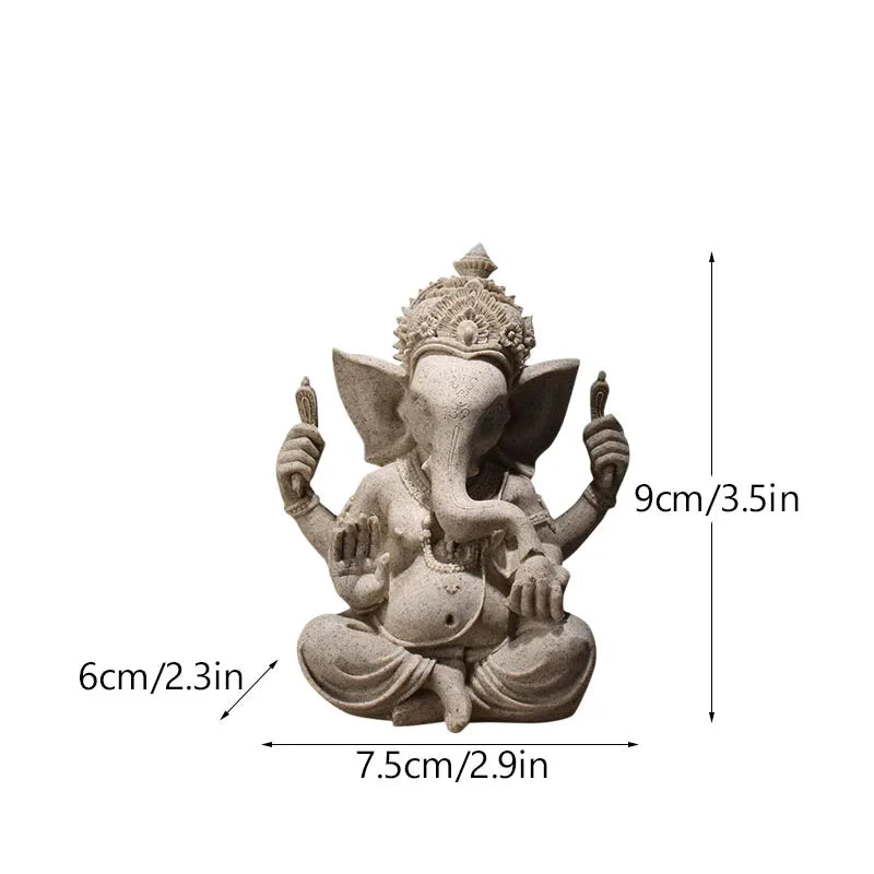 Göttliche Harz Sandstein-Stil Vedic Skulpturen