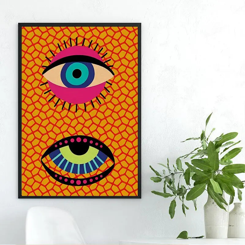 Frendorf | Abstract Eye Quotes Leinwandkunst