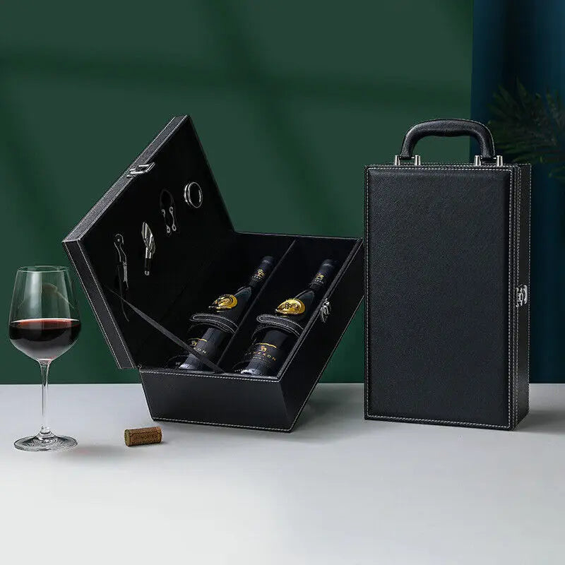 Luxe Weinkoffer - Stilvolle Aufbewahrung für Wein und Zubehör