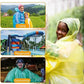 Einweg-Regenmantel-Set - 5/1 Stk tragbare Regenmäntel mit Schlüsselanhängerball für einfaches Reisen - wasserdichte Regenbekleidung für Reisen und Notfälle