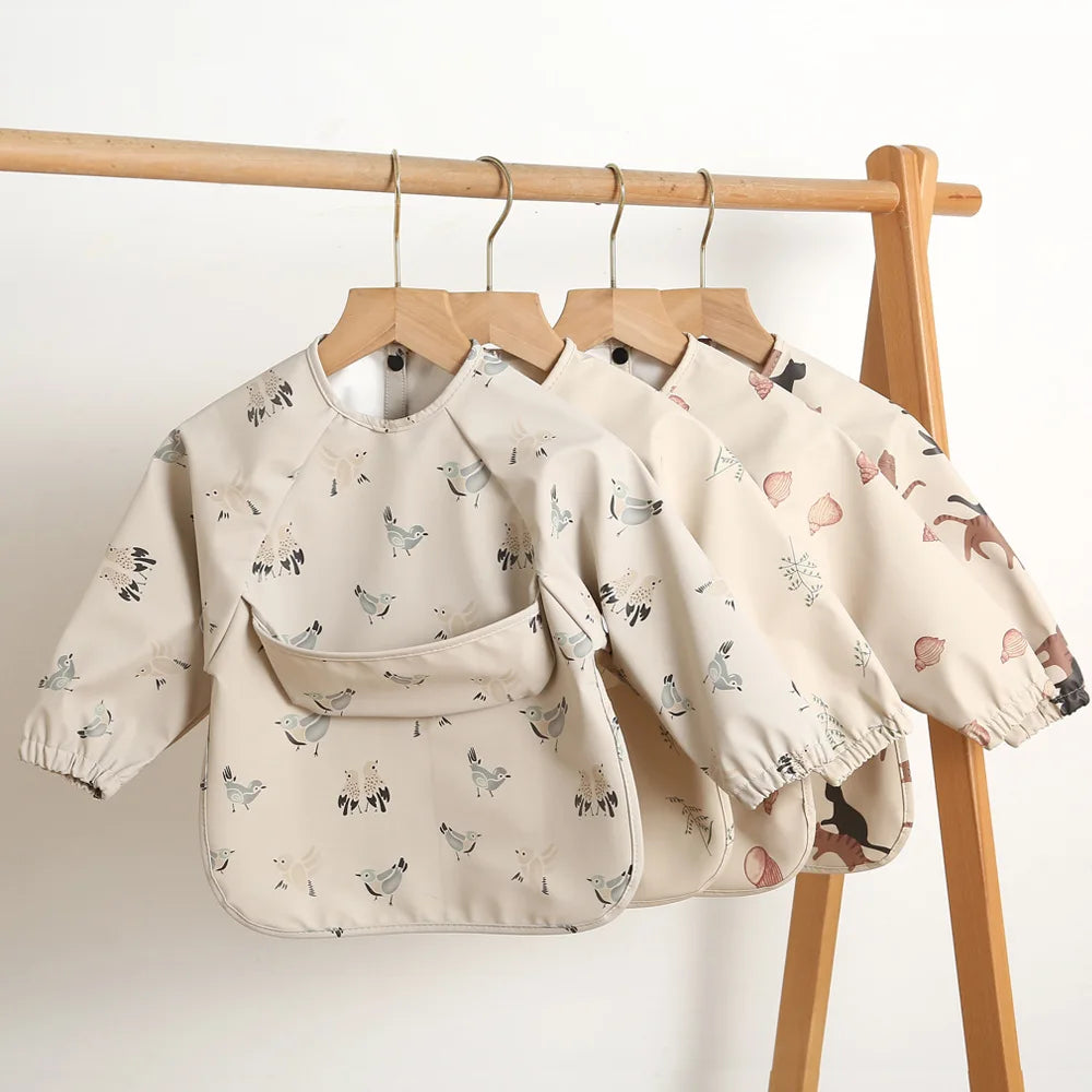 Langärmlige wasserdichte Smock für Kinder