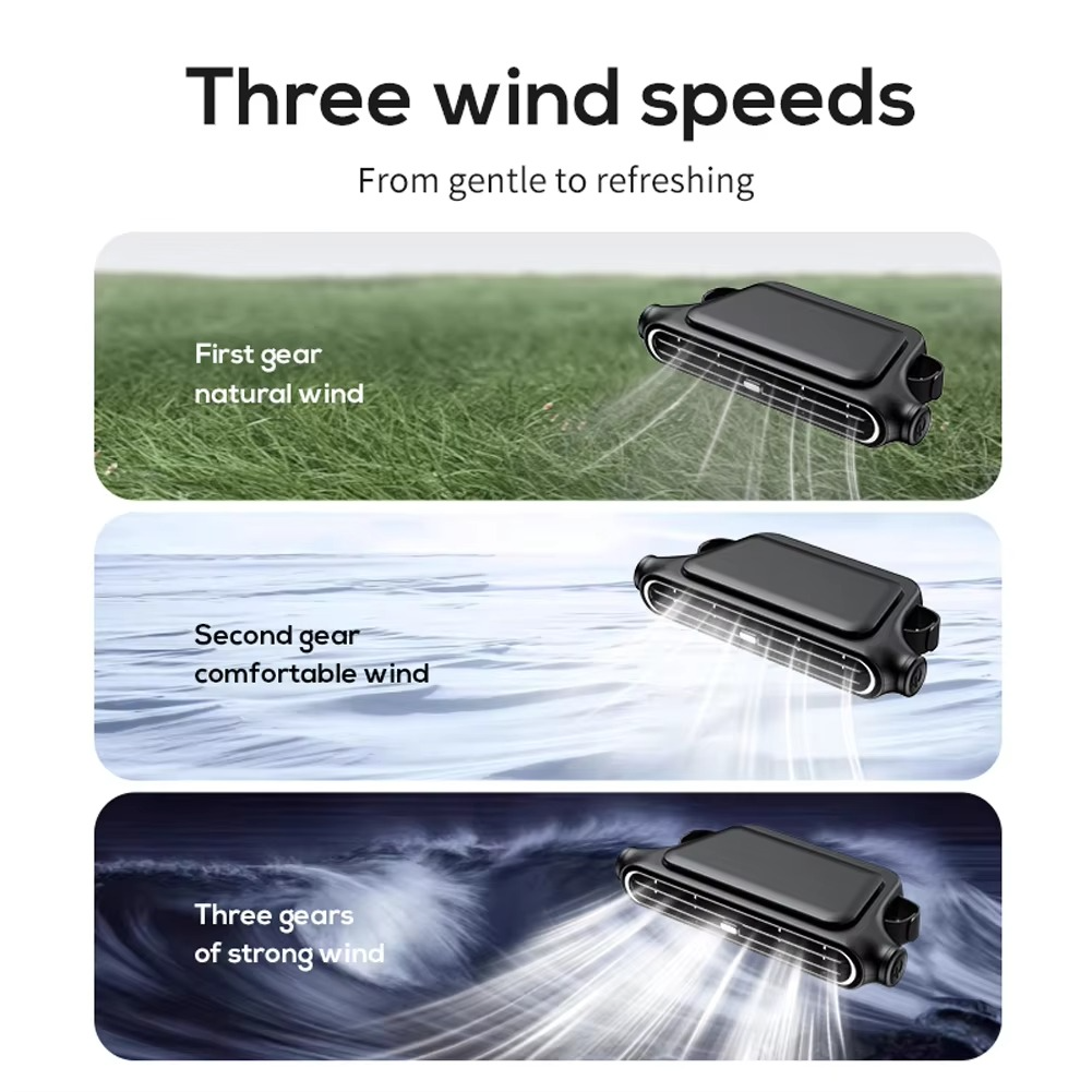 Frendorf | Auto Kopfstütze Kühlventilator 3 Geschwindigkeiten einstellbarer elektrischer Autositzventilator 5V/2A Auto Rückenlehnenventilator Auto Innenzubehör