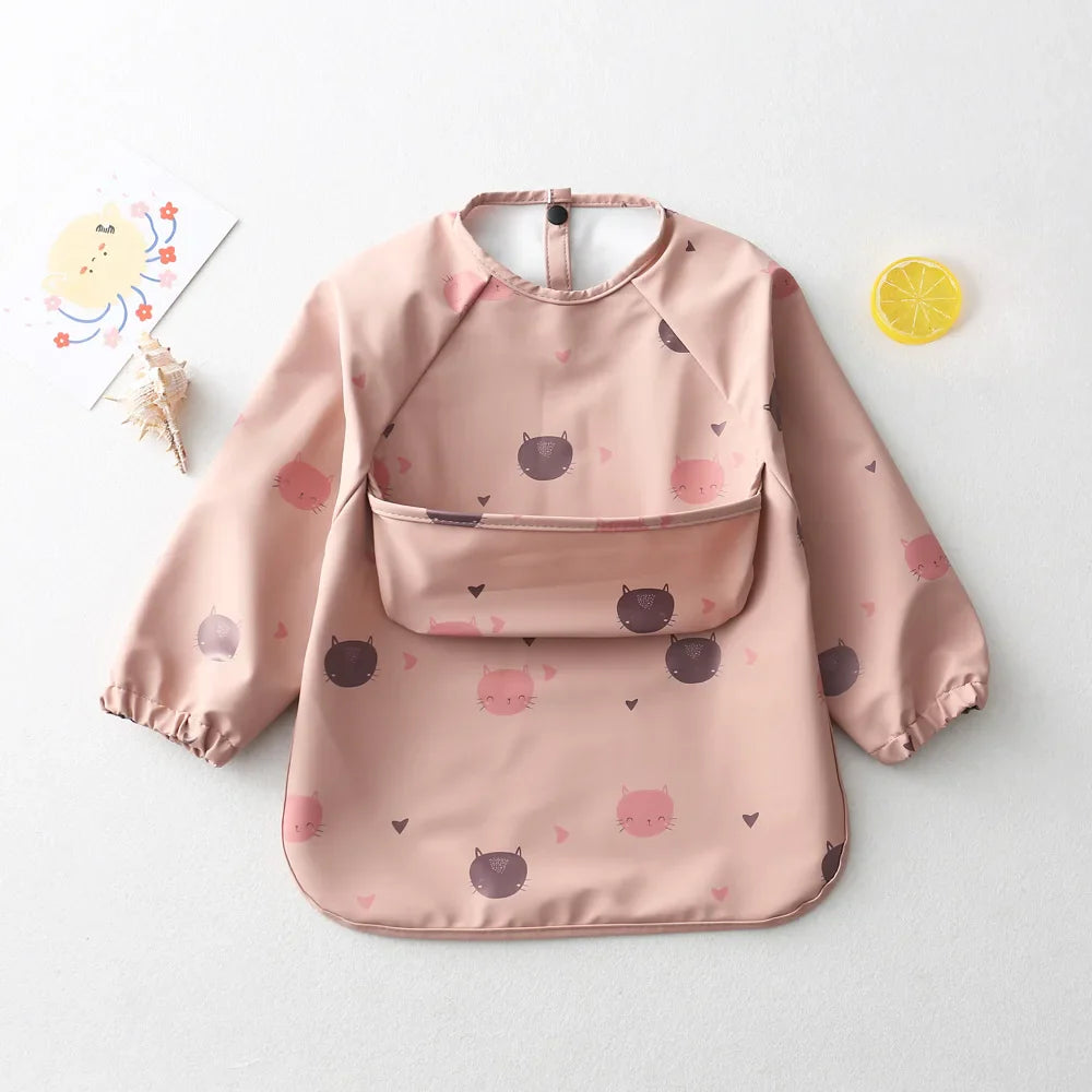 Langärmlige wasserdichte Smock für Kinder